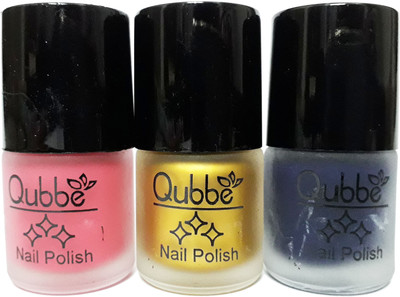 

QUBBE MATTE NAIL POLISH 07 MULTICOLOUR(Pack of 3)