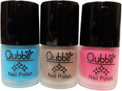 

QUBBE MATTE NAIL POLISH 05 MULTICOLOUR(Pack of 3)