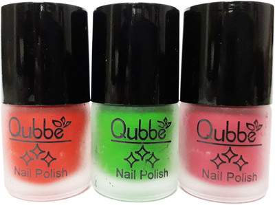 

QUBBE MATTE NAIL POLISH 04 MULTICOLOUR(Pack of 3)