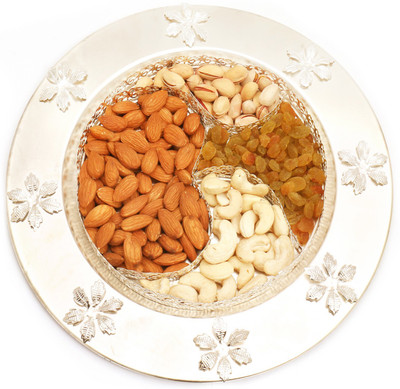 

Ghasitaram Gifts Dryfruits-Om dryfruit Thali(200 g, Vacuum Pack)