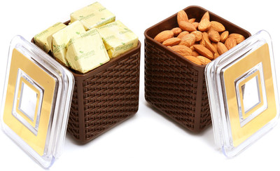 

Ghasitaram Gifts Dryfruits-Imagica Set of 2 Almonds, Chocolates Air Tight Containers(300 g, Vacuum Pack)
