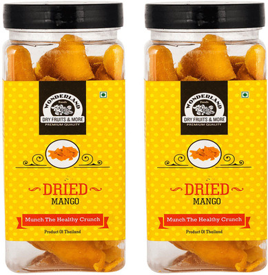 

Wonderland Dried Mango Pack of 2 (150g Each) Mango(300 g, Mason Jar)