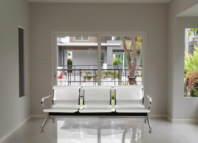 DZYN Furnitures Metal 3 Seater(Finish Color - Silver)