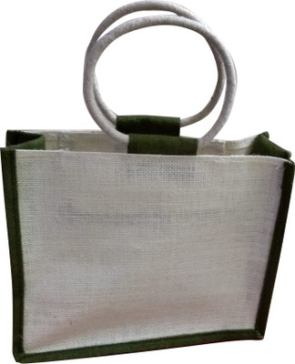 

trendy jutes Solid Party Bag(White, Pack of 1)