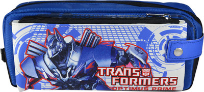 

Saamarth Impex Superhero Transformers Art Canvas Pencil Box(Set of 1, Blue)