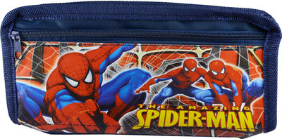 

Saamarth Impex Superhero Spiderman Art Canvas Pencil Box(Set of 1, Blue)