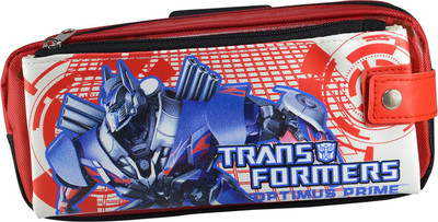 

Saamarth Impex Superhero Transformers Art Canvas Pencil Box(Set of 1, Red)
