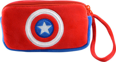 

Saamarth Impex Superhero Captain America Shield Art Canvas Pencil Box(Set of 1, Multicolor)