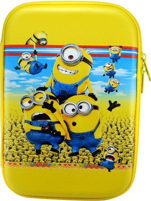 

Saamarth Impex Cartoon Minnion Art Canvas Pencil Box(Set of 1, Yellow)
