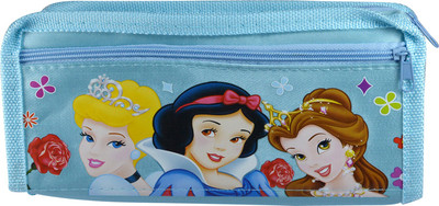 

Saamarth Impex Cartoon Disney Princess Art Canvas Pencil Box(Set of 1, Blue)