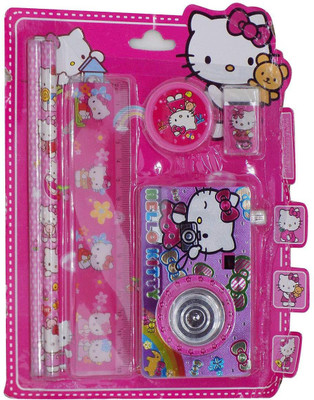 

Prime stationery kit unique Art Plastic Pencil Box(Set of 6, Multicolor)