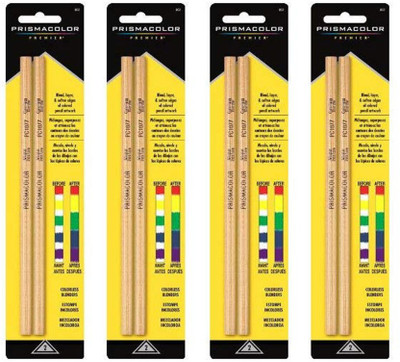 

Prismacolor PENCILS 4-Packs of 2 Pencils (8 Pencils Total) Pencil(Colorless)