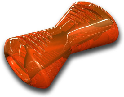 

outward hound Opaque Bone Dog Chew Toy (Large, Orange) Nylon Chew Toy For Dog
