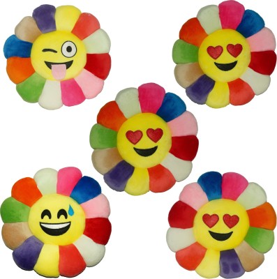 KUBER INDUSTRIES Cotton Toons & Characters Cushion Pack of 5(Multicolor)