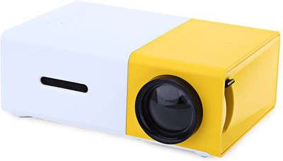 

RD Kart 600 lm LED Corded & Cordless Mobiles Portable Projector(Multicolor)