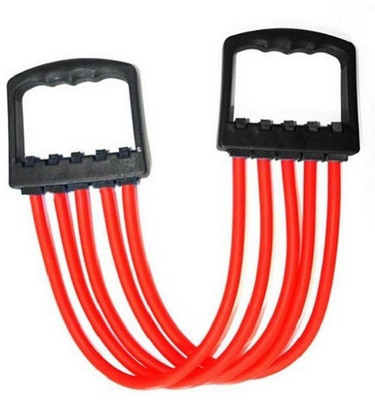 

AIBANI 1-5 Body Builder Chest Expender 5 Training fitness equipment Resistance Tube(Multicolor)