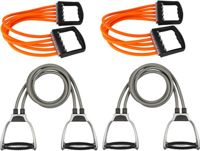

Lord Chest Expander And Double Toning Tube Pair Resistance Tube(Multicolor)