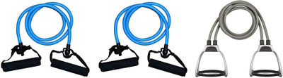 

Lord Single Toning Tube Pair + Double Toning Tube Resistance Tube(Multicolor)