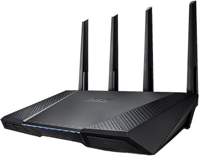 

Asus RT AC87U Wireless AC2400 Dual B& Gigabit Router, AiProtection with Trend Micro Router(Black)