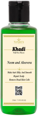 

Yuthee's Khadi Herbal Hair Cleanser Neem and Aloevera, 210ml(210 ml)