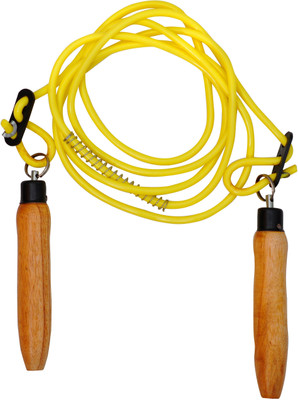 

SVR Jump Transparent For All Age Groups Freestyle Skipping Rope(Yellow, Length: 125 cm)