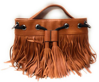 

GLAM ABROO Women Casual Brown PU Hand-held Bag