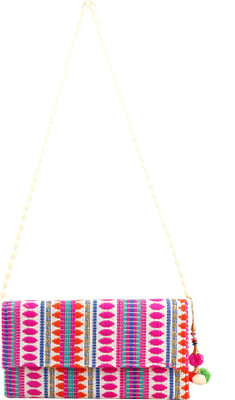 

Quirky Miss Women Evening/Party Multicolor Canvas Sling Bag