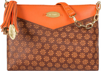 

Holii Women Casual Tan PU Sling Bag