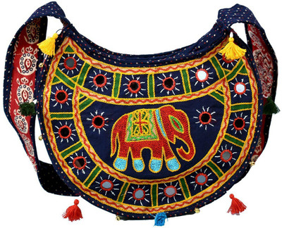 

Super Girls Casual Multicolor Fabric Sling Bag