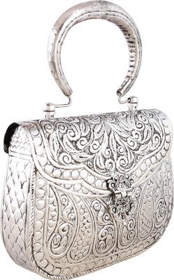 

Quirky Miss Women Evening/Party Multicolor Metal Clutch