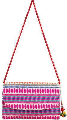 

Quirky Miss Women Evening/Party Multicolor Canvas Sling Bag