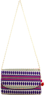 

Quirky Miss Women Evening/Party Multicolor Canvas Sling Bag