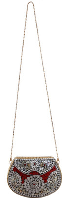 

Quirky Miss Women Evening/Party Multicolor Metal Sling Bag