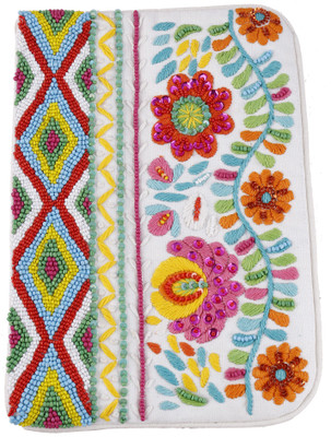 

Quirky Miss Women Evening/Party Multicolor Jute Clutch