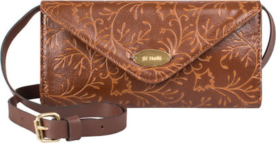 

Holii Women Casual Tan PU Sling Bag