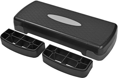

Fosco Premium Adjustable Aerobic Stepper for Fitness Exercises & Workouts Stepper(Black, Grey)