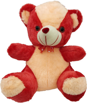

Pulse Teddy Bear Cute Double Color toy - 25 cm(Pink, Light Orange), Light orange;pink