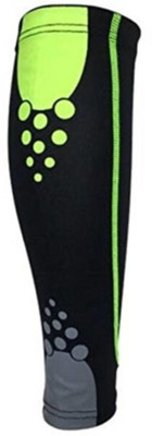 

CGT Unisex Knee Support-Base Compression Layer Leg Warmers Sleeve For Knee, Calf & Thigh Support (, Green and Black, Multicolor