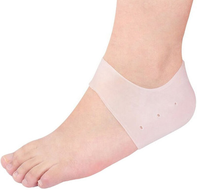 

Bluwings Silicone Anti Crack Heel Support Ankle Support (, White