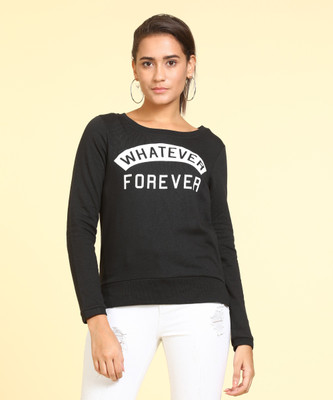 Only Full Sleeve Printed Women Sweatshirt at flipkart