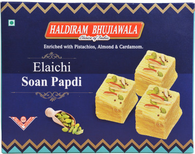 

Haldiram Bhujiawala Elaichi Soan Papdi 500gm(500 g, Box)