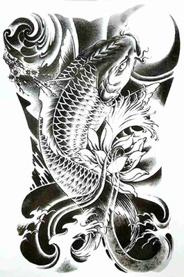 

HG INTERNATIONAL(3D Temporary Tattoo Fishes Sticker)
