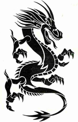 

HG INTERNATIONAL(3D Temporary Tattoo Dragon Design)
