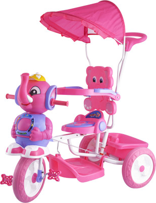 

Stepupp Grow BABY GROW TRICYCLE FOR KIDS WITH FRONT OR BACK BASKET AND CANOPY AND PARENT HANDLE OR MUSICAL TRICYCLE PINK COLOUR KIDS TRICYCLE RECOMMENDED TRICYCLE FOR BABY GIRL OR TRICYCLE FOR BABY BOY OR TRICYCLE FOR TODDLER GIRL OR TRICYCLE FOR TODDLER 