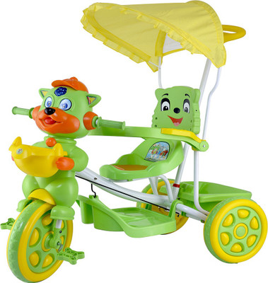 

Love Baby Products Baby Cycle for 2 year old kids With Canopy/Footrest / Light /Musical /Back Support /Storage Basket and Parent Push Handle Control Recommended For Children 1 , 2 , 3 , 4 , 5 Year Old Baby Boys & Girls Baby Cycle/trikes/tricycle For Toddl
