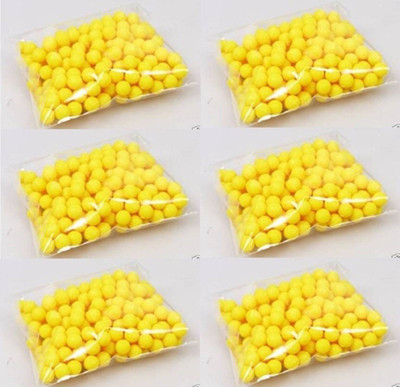 

Qweezer ( PACK OF 1000+ PCS } AIR SPORT TOYS GUN BULLETS 6 MM BB BULLETS(Yellow)