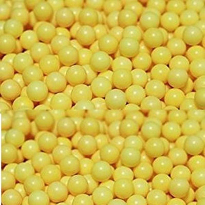 Qweezer ( PACK OF 500+ PCS } AIR SPORT TOYS GUN BULLETS 6 MM BB BULLETS(Yellow)