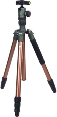 

Fotopro 6ft Aluminum Professional Tripod Stand with FPH-62Q Ball Head for DSLR Camera Payload 12kg (Brown) Tripod Kit(Brown, Supports Up to 12000)