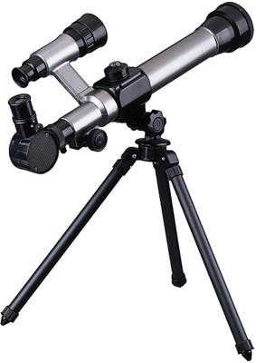

SHREWAS Kids Beginner Astronomical Refractor Telescope Outdoor Camping Tripod Tripod(Black, Supports Up to 600)
