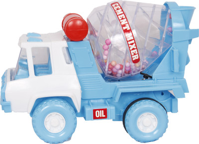 

TOYZTREND CEMENT MIXER TOY FOR KIDS FRICTION POWERED PREMIUM QUALITY(WHITE BLUE)